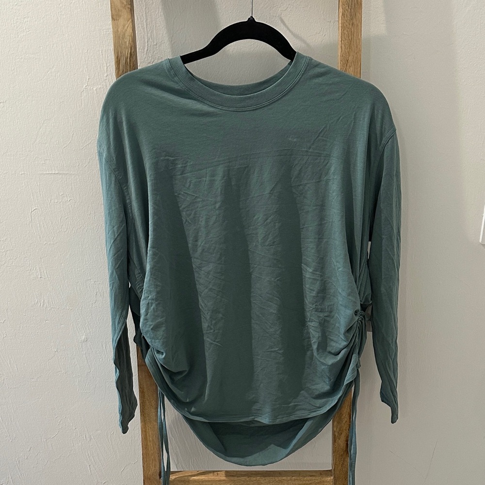 Women's Teal Long Sleeve Top